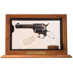 Engraved and Gold Inlaid Colt Heritage Edition Single Action Army Revolver with Case
