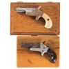 Image 1 : Two Cased Colt Third Model "Thuer" Derringers -A) Engraved Colt Third Model Derringer