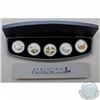 Image 1 : 2005 Tuvalu Dollar "Evolution of the Fighter Plane" 5-coin 1oz .999 Fine Silver Proof Set (Tax Exemp