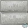 Image 2 : National Collectors Mint $20 September 11th .999 Fine Silver Bar struck by the Liberian Goverment. T