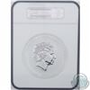 Image 2 : Perth Mint Issue: 2011 Australia Kilo (32.15oz.) .999 Fine Silver Year of the Rabbit NGC Certified M