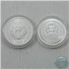 Image 2 : Lot of 2x Silver Shield "INARI" & "Keep Calm Slave on" 1oz .999 Fine Silver Round (Tax exempt) 2pcs