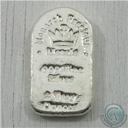 Monarch Precious Metals 2 Troy oz .999 Fine Silver Bar (Tax exempt)