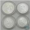 Image 2 : Lot of 4x Mexico 1 1/2 oz .999 Fine Silver Libertads. This lot includes: 1x 1992 1/2 oz Libertad, 1x