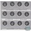 Image 1 : Estate Lot of 12x 2000 Canada 50-cents in Proof-like condition. You will receive 6x 2000-W (scarce) 