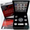 Image 1 : Canada Post Issue: 2004 NHL All-Stars Limited Edition 6 coin Stamp and Medallion set. This deluxe se