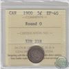 Image 1 : 1900 Canada 5-cent Round 0 ICCS Certified EF-40