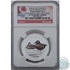 Image 1 : 2015 $10 Ducks of Canada Series; Cinnamon Teal Colourized Fine Silver NGC Cert. PF70 Ultra Cameo - E
