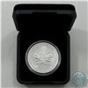 Image 1 : 2004 Canada 1oz .9999 Aquarius Privy Mark Fine Silver Maple Leaf (Tax Exempt). Coin is lightly toned