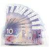 Image 1 : Group Lot of 11 Different Insert Canada Replacement $10.00 Notes in UNC or Better Condition. Years r