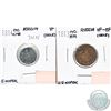 Image 1 : Mixed Lot of Russian 1/2 Kopek & 5 Kopek from 1813 & 1914. 2pcs