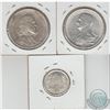Image 2 : Lot of 3x Hungary Silver Coins: 1938 5 Pengo, 1939 5 Pengo and a 1939 1 Pengo.