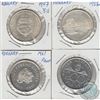 Image 1 : Lot of 4x 1947, 1956, 1961, 1994 Hungary Forint coins. You will receive a 1947 Silver 5 Forint, 1956