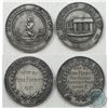 Image 1 : Lot of 2x Samual Baxter Foster Price For General Proficiency Birk's Sterling Silver Medallions (2pcs