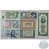 Image 1 : Group Lot of Seven different world Banknotes from China, The Netherlands, England, Peru, and Israel.