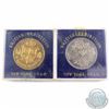 Image 1 : Pair of 1960 New York British Exhibition Crowns in cases. 2pcs