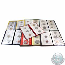 Estate Lot of Canada year sets in folders. The dates indicated to be there are: 1992, 1989, 1983, 19