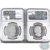 Image 2 : RCM Lot: 2x 2015 Canada $20 Canada Superman Series Fine Silver Coins NGC Certified PF-70 Ultra Cameo