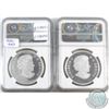 Image 2 : RCM Lot: 2x 2015 Canada $20 Forests of Canada Series Fine Silver Coins NGC Certified PF-70 Ultra Cam