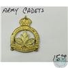 Image 1 : Royal Canadian Army Cadets Cap Badge with original lugs, no pin (spots)