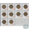 Image 1 : Mixed Page of 10x USA Commemorative Presidential Tokens. Sold as is, No Returns.