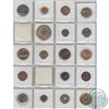 Image 2 : Mixed Page of 20 x Various Tokens, Medallions, and Trade Dollars. Sold as is, No Returns.