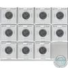 Image 1 : Mixed page of 38x Various 2014-2016 Canadian 25-cent Coins. This lot includes: 11x 2014 25c coins, 4