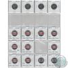 Image 2 : Mixed page of 38x Various 2014-2016 Canadian 25-cent Coins. This lot includes: 11x 2014 25c coins, 4