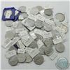 Image 1 : Mixed bag of 46x Canada Dollars 1968-1986. You will receive at least one coin from each date except 