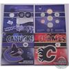 Image 1 : RCM Lot: 2007 Toronto Maple Leaf, 2007 Vancouver Canuck, and 2007 Calgary Flames NHL 7-coin gift set