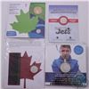Image 1 : RCM Lot: 2010-2013 Commemorative 50-cent and Medallion Sets. Included are: 2011 50-cent Winnipeg Jet