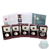 Image 1 : RCM Lot: 6x 2012-2013 Canada War of 1812 RCM issued coins. This lot includes: 2012 $10 HMS Shannon, 