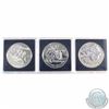Image 1 : RCM Lot: 1992-1997 Brilliant Uncirculated Silver Dollars. The dates you will receive are: 1992, 1996