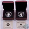 Image 1 : RCM Lot: 2009 Canada $15 Fine Silver King George VI and Queen Elizabeth II Vignettes of Royalty Seri