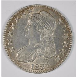 1825 BUST HALF DOLLAR CH AU