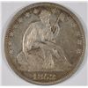 Image 1 : 1852-O SEATED LIBERTY HALF DOLLAR XF RARE NEW ORLEANS MINT ISSUE