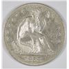 Image 1 : 1858 SEATED LIBERTY HALF DOLLAR AU/BU