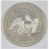 Image 2 : 1858 SEATED LIBERTY HALF DOLLAR AU/BU