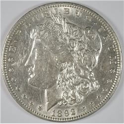 1892 MORGAN DOLLAR AU/BU