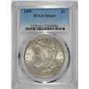 Image 1 : 1899 MORGAN SILVER DOLLAR, PCGS MS-64+  KEY DATE