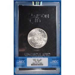 1883-CC GSA HOARD MORGAN SILVER DOLLAR, NGC MS-65  WITH ORIG BOX