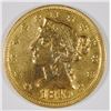 Image 1 : 1849-D $5 GOLD LIBERTY AU CLEANED RARE DAHLONEGA MINT GOLD