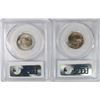 Image 2 : LOT OF ( 2 ) 1959-D JEFFERSON NICKELS, PCGS MS-66   TOUGH!