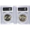 Image 2 : ( 2 ) 1955 FRANKLIN HALF DOLLARS, PCGS MS-64 FBL