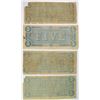 Image 2 : 4 - 1864 CONFEDERATE $5.00 NOTES