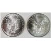 Image 2 : ( 2 ) 1995 GEM BU AMERICAN SILVER EAGLE ONE OUNCE .999 SILVER COINS BETTER DATE!