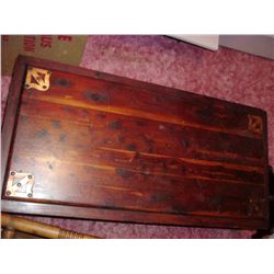 SOLID CEDARCHEST W/ BRASS TRIM