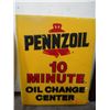Image 1 : 2 Pennzoil Square Signs - 2 Times the Money