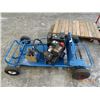 Image 1 : Blue Go Cart w/2 Gas Motors Chain & 2 Clutches