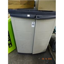 Workforce 2 Door Rolling Cabinet